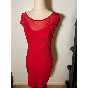 Guess dress size medium red